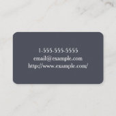 Basiskarte für gesunde Haare - Stylist-Visitenkart Visitenkarte (Rückseite)