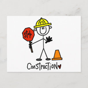 Basiskonstruktion T-Shirts und Geschenke Postkarte