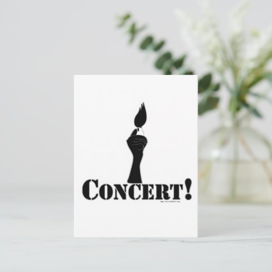 Basiskonzert Postkarte (Stehend Vorderseite)