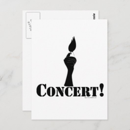 Basiskonzert Postkarte (Vorne/Hinten)