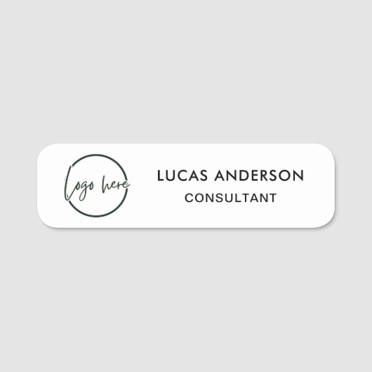 Basiskräfte für das benutzerdefinierte Firmenlogo Namensschild (Vorderseite)