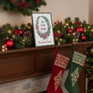 Basiskranz aus Wasserfarben, benutzerdefinierte We Fotoplatte