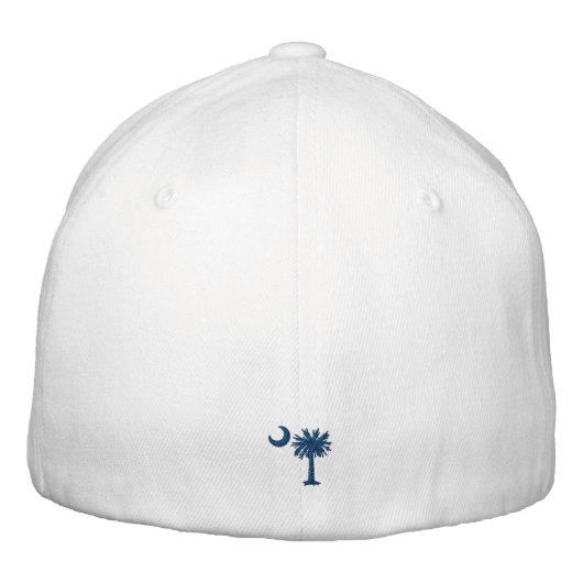 Basispalmetto bestickter Hut (Rückseite)