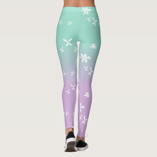 Basisputterfliegen - Pastelle Leggings (Rückseite)