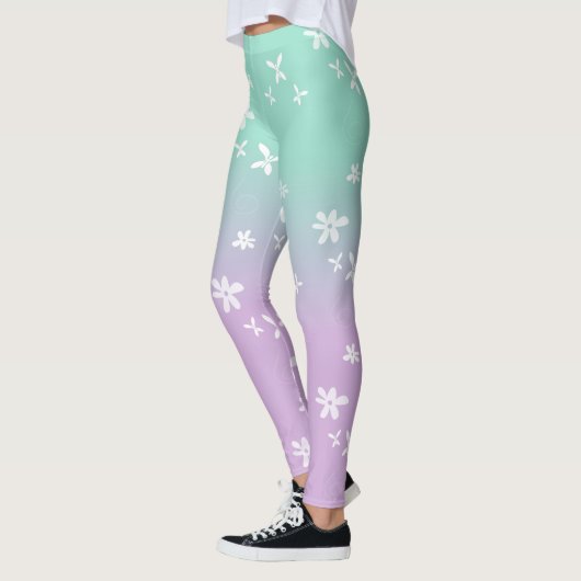 Basisputterfliegen - Pastelle Leggings (Links)