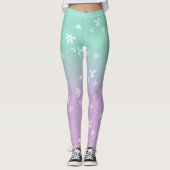 Basisputterfliegen - Pastelle Leggings (Vorderseite)