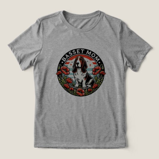 Basissatz-Mama Tri-Blend Shirt (Design Vorderseite)
