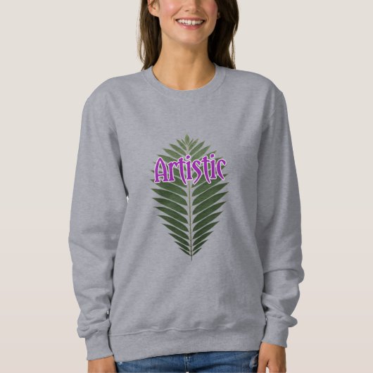 Basisschlabberpullover für Damen Sweatshirt (Vorderseite)