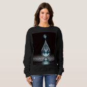 Basisschwenkshirt für Damen Sweatshirt (Vorne ganz)