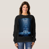 Basisschwenkshirt für Damen Sweatshirt (Vorne ganz)