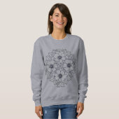 Basissweatshirt für Frauen Sweatshirt (Vorne ganz)