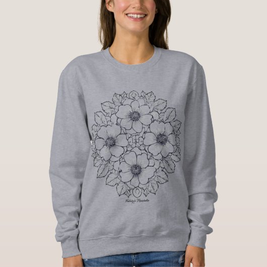 Basissweatshirt für Frauen Sweatshirt (Vorderseite)