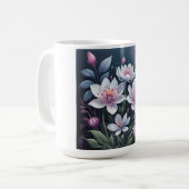 Basistasse Weiß 15 oz Kaffeetasse (Vorderseite Links)
