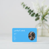 BASISVORLAGE FÜR GESCHÄFTSKARTE HAARSAALON VISITENKARTE (Stehend Vorderseite)