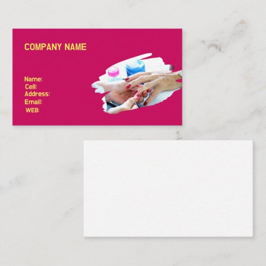 BASISVORLAGENKARTE VISITENKARTE (Vorne/Hinten)