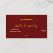 BASISVORLAGENKARTE VISITENKARTE (Vorderseite)