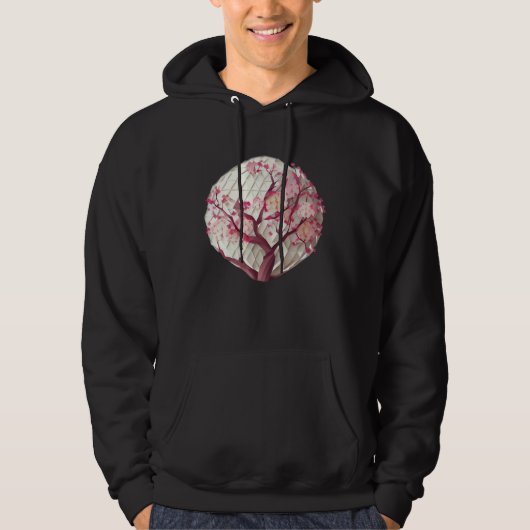 Bask in the Beauty of a Blossoming World Hoodie (Vorderseite)