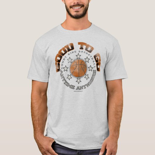 Baskeball Gerichts-König T-Shirt (Vorderseite)