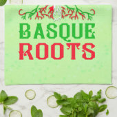 Baskenamerikanische Wurzeln Handtuch (Gefaltet)