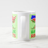 Baskenamerikanische Wurzeln Jumbo-Tasse (Rückseite)
