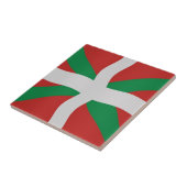 Baskenflagge Fliese (Seite)