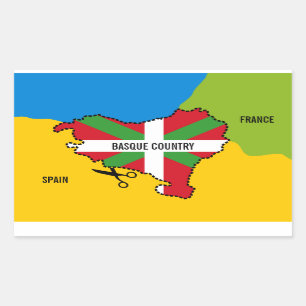 Baskenflagge Ikurriña, Unabhängigkeit des Baskenla Rechteckiger Aufkleber