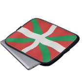 Baskenflagge Laptopschutzhülle (Vorne Knopf)
