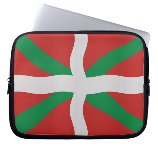 Baskenflagge Laptopschutzhülle (Vorderseite)