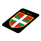 Baskenflagge Magnet (Linke Seite)