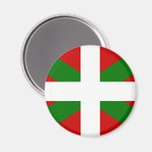 Baskenflagge Magnet (Vorderseite/Rückseite)