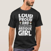 Baskenflagge Proud Basques Männer und Frauen T-Shirt (Vorderseite)