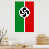 Baskenkreuz Poster (Küche)