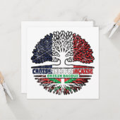 Baskenland Baskenland Frankreich Baumwurzeln Karte (Vorderseite/Rückseite Beispiel)