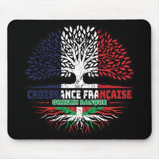 Baskenland Baskenland Frankreich Baumwurzeln Mousepad (Vorne)