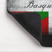 Baskenland Distressed Flagge Mousepad (Ecke)