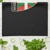 Baskenland Euskadi Geschirrtuch (Gefaltet)