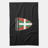 Baskenland Euskadi Geschirrtuch (Vertikal)