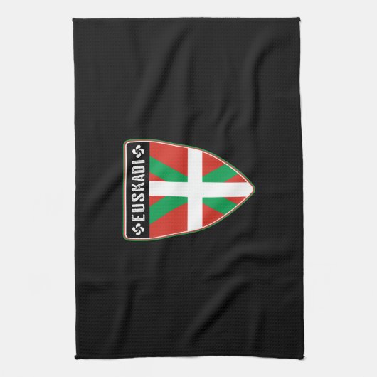 Baskenland Euskadi Geschirrtuch (Vertikal)