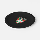 Baskenland Euskadi Pappteller (Schrägansicht)