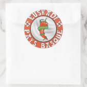 Baskenland Ezpeleta Runder Aufkleber (Tasche)