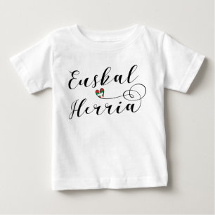 Baskenland-Herz-T-Shirt Euskal Herria Baby T-shirt