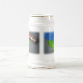 Baskenland mit seiner eigenen Flagge Bierglas (Mittel)