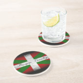 Baskenland: Not leidende Flagge Getränkeuntersetzer (Seite)