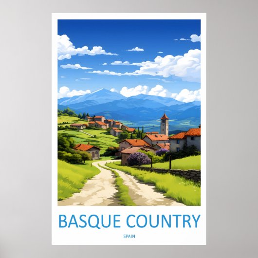 Baskenland-Reiseposter 1 Poster (Vorne)