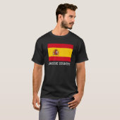 Baskenland Spanien Flaggenemblem Escudo Bandera Cr T-Shirt (Vorne ganz)