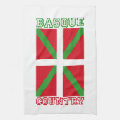 Baskenland und ikurriña, küchentuch (Vertikal)