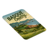 Baskenland Vintag Magnet (Rechte Seite)