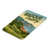Baskenland Vintag Magnet (Linke Seite)