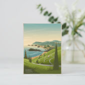 Baskenland Vintag Postkarte (Stehend Vorderseite)