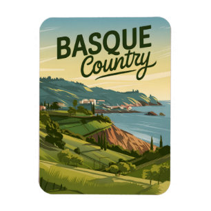 Baskenland Vintage Magnet